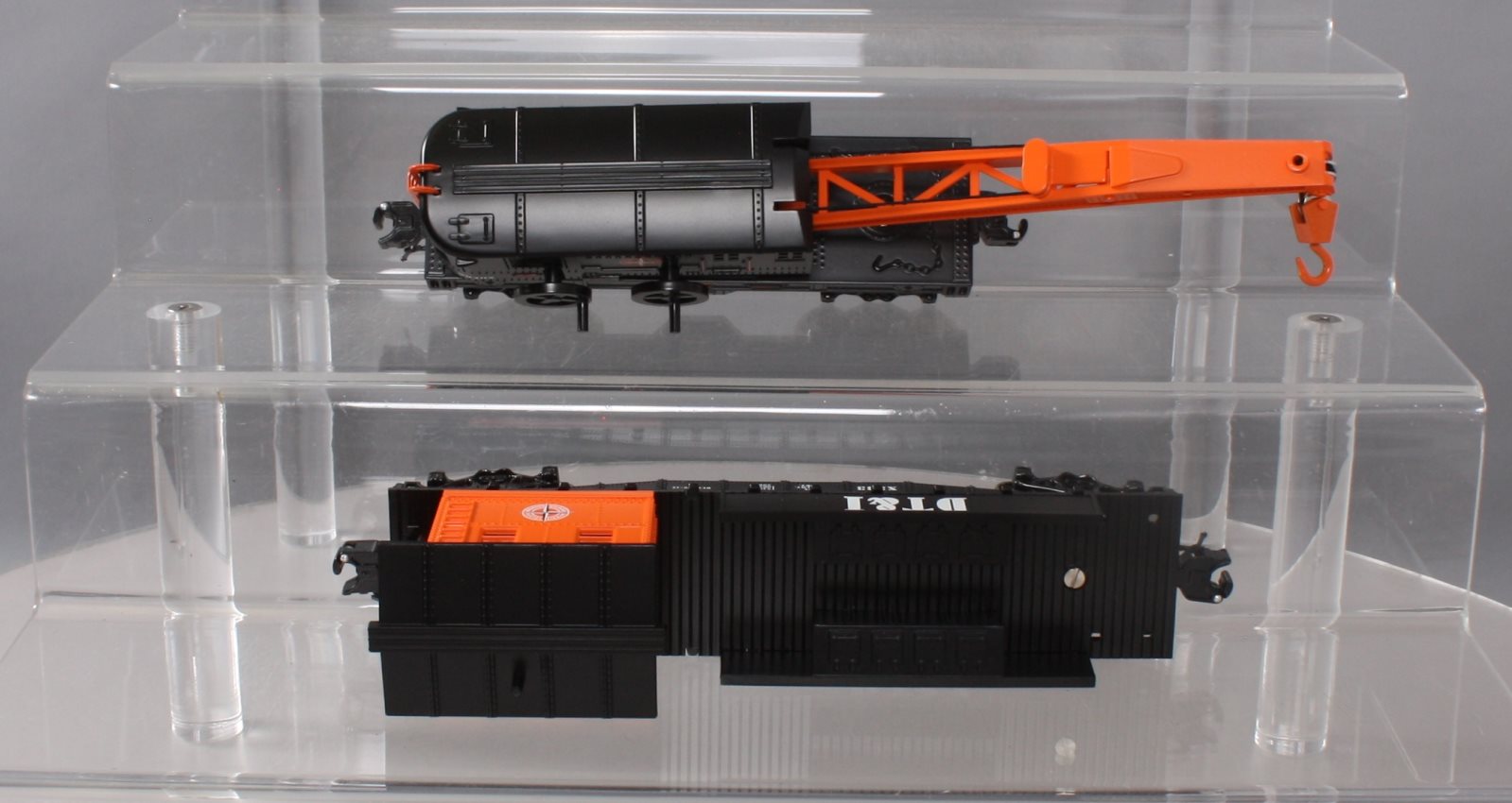 Lionel K-Line 6-21646 Detroit Toledo & Ironton Work Crane & Boom Car Set