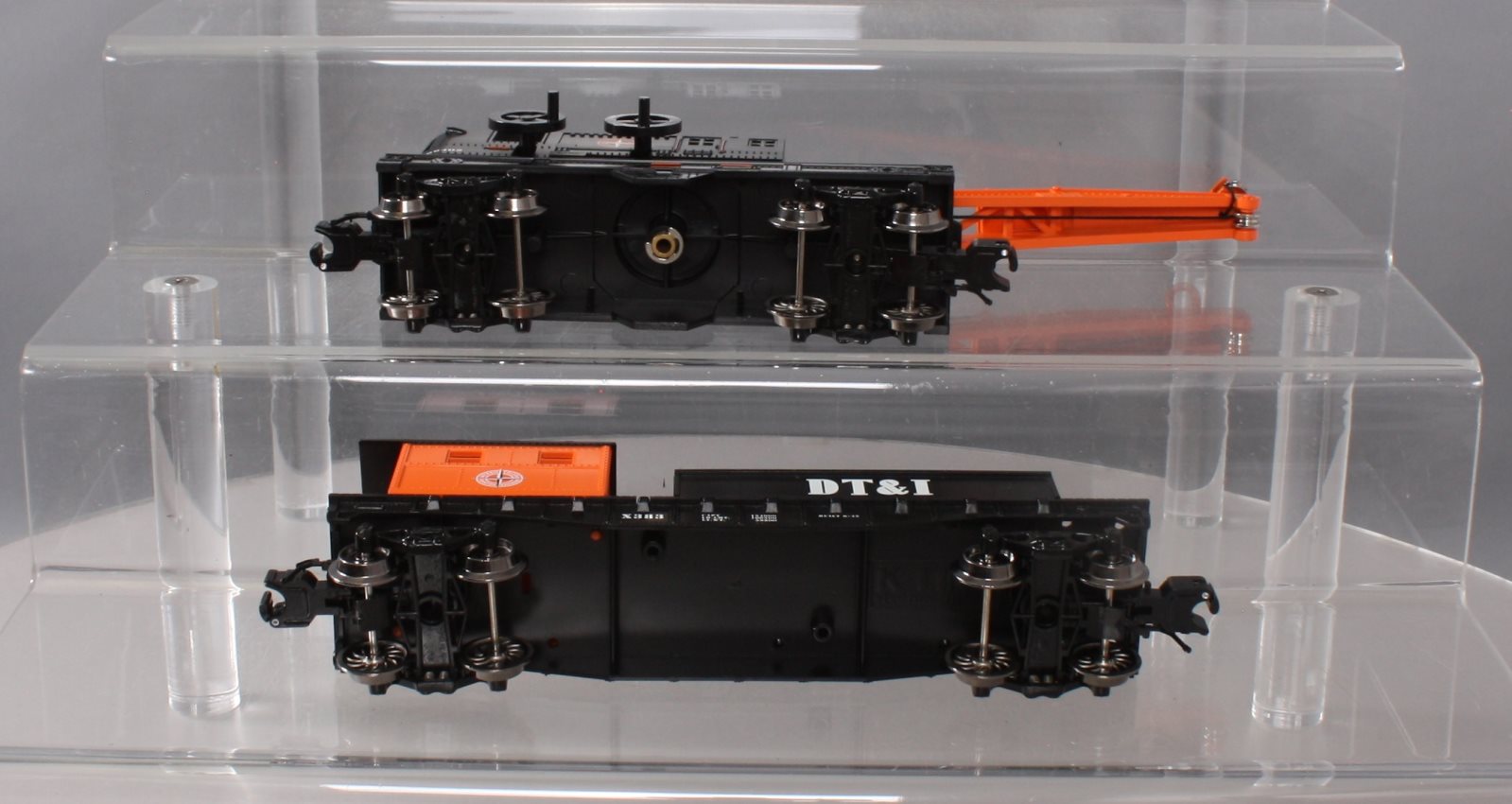 Lionel K-Line 6-21646 Detroit Toledo & Ironton Work Crane & Boom Car Set