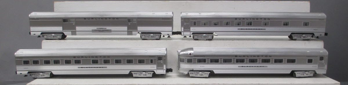 Williams 43154 CB&Q 72 Ft. Streamline Passenger Car (Pack of 4)