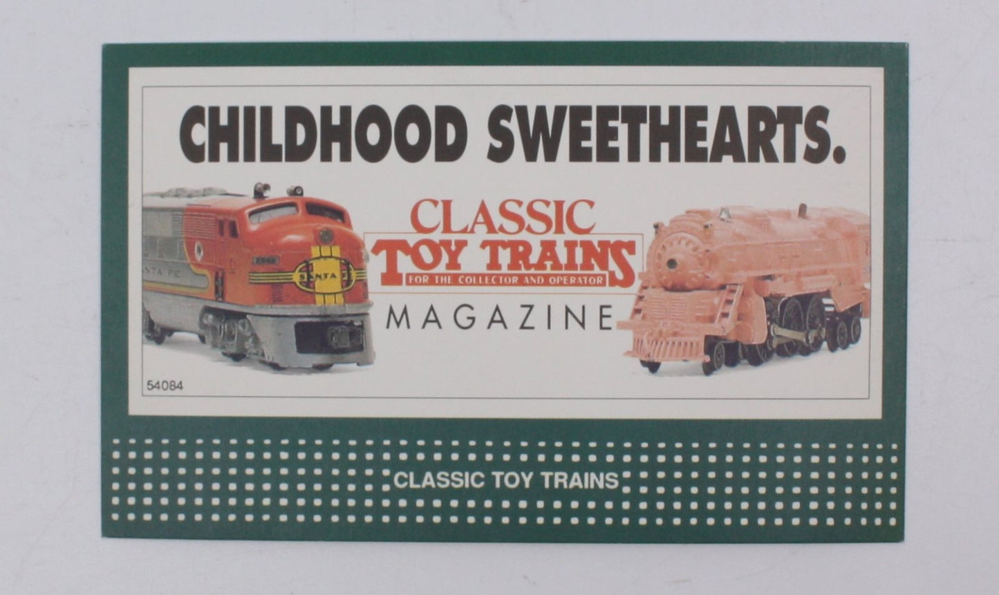 Lionel 310-3CTT Classic Toy Trains Ad Billboard Insert
