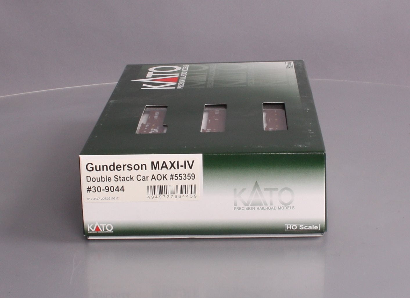 Kato 30-9044 HO AOK Gunderson MAXI-IV Well Car #55359
