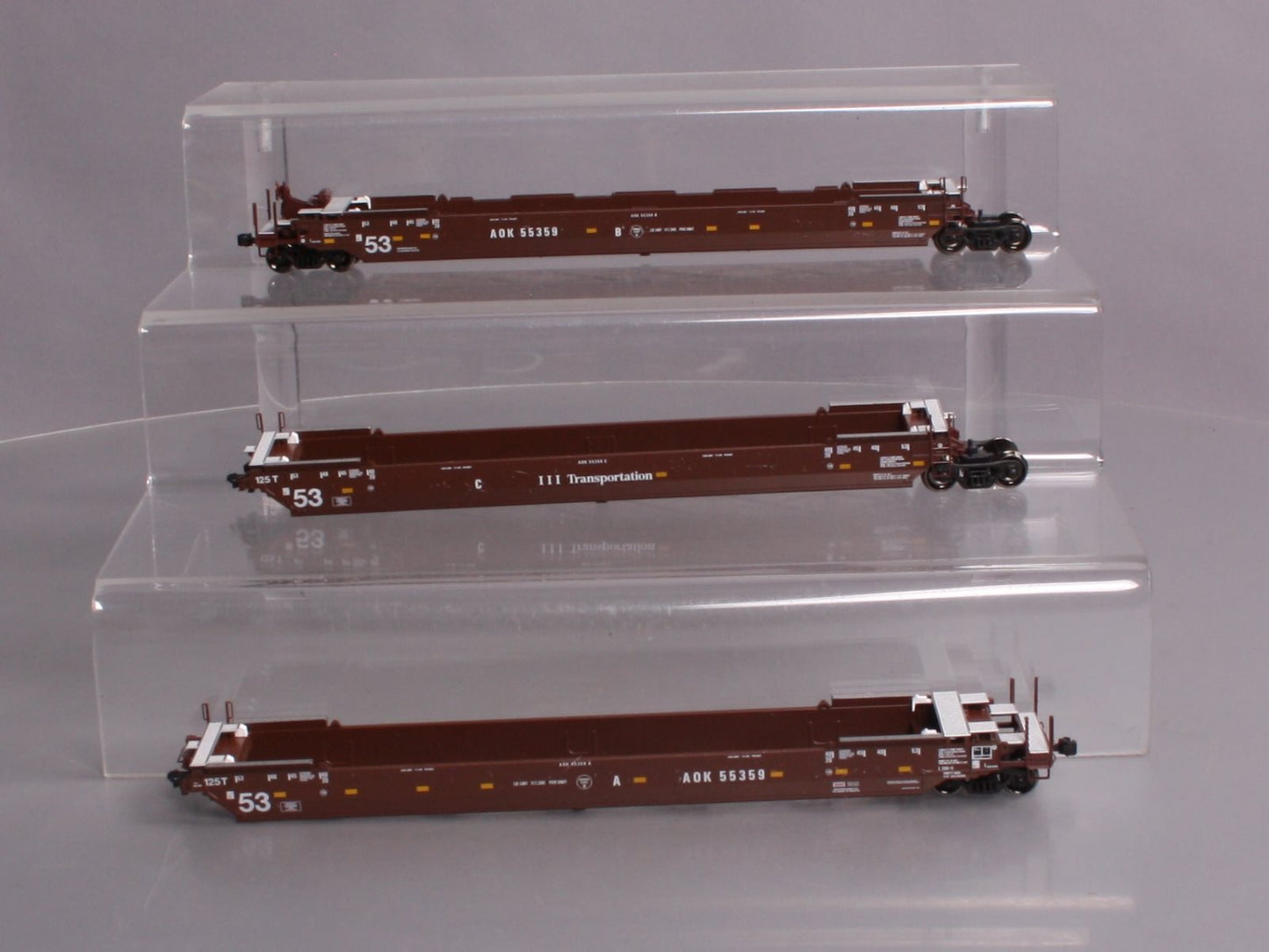 Kato 30-9044 HO AOK Gunderson MAXI-IV Well Car #55359