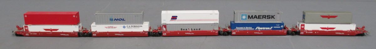 Deluxe Innovations 921001 N Southern Pacific # 1 Maxi-Stack III W/Containers