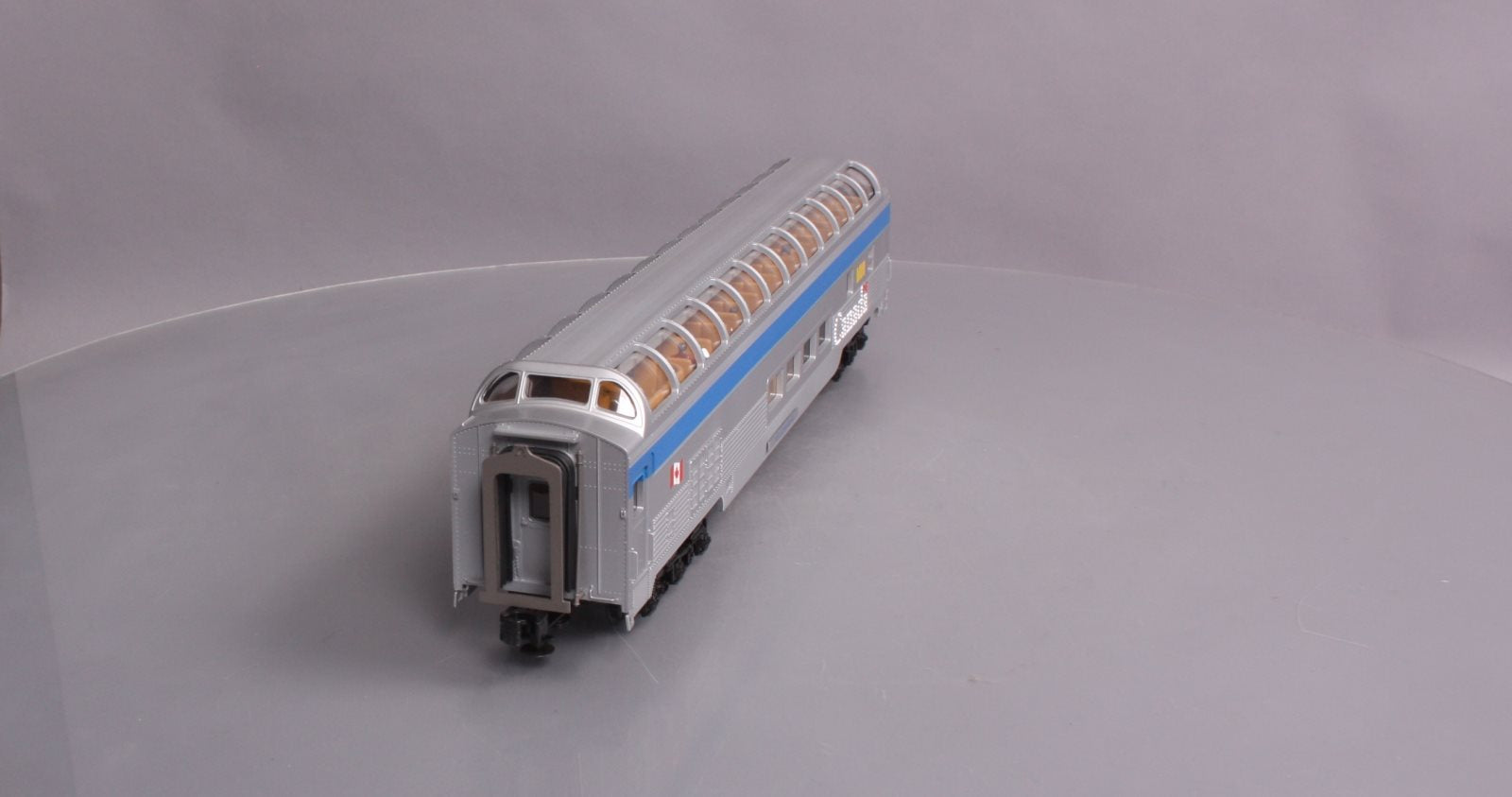 MTH 20-67118 VIA 70' ABS Full Length Vista Dome Passenger Car (Smooth)