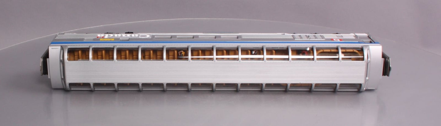 MTH 20-67118 VIA 70' ABS Full Length Vista Dome Passenger Car (Smooth)