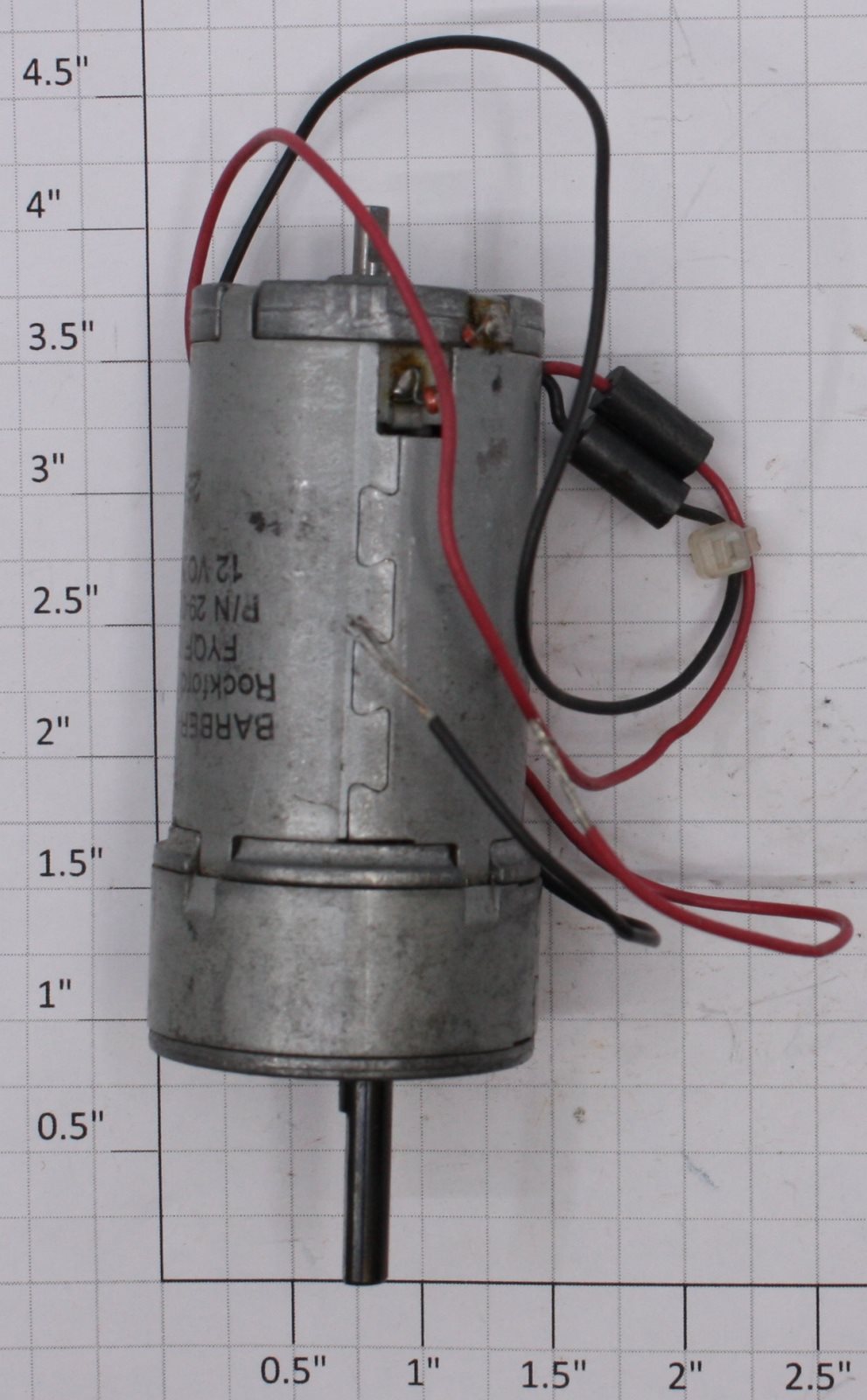 Barber-Colman FYQF-73410-7 12 Volt DC Micromotor Geared Can Motor