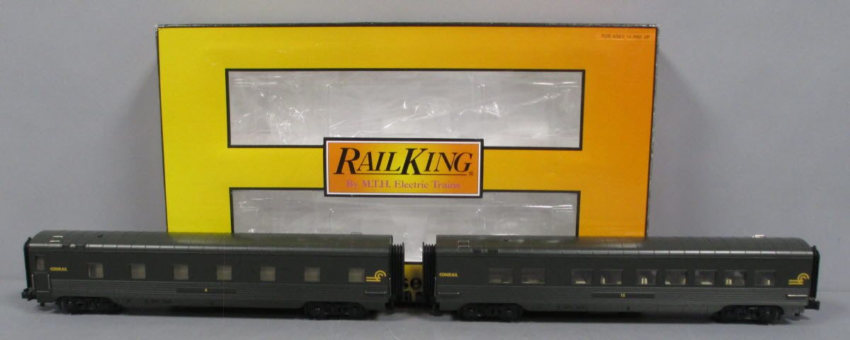 MTH 30-67605 2-CAR 60' STREAM. ABS SLEEPER/ CONRAIL