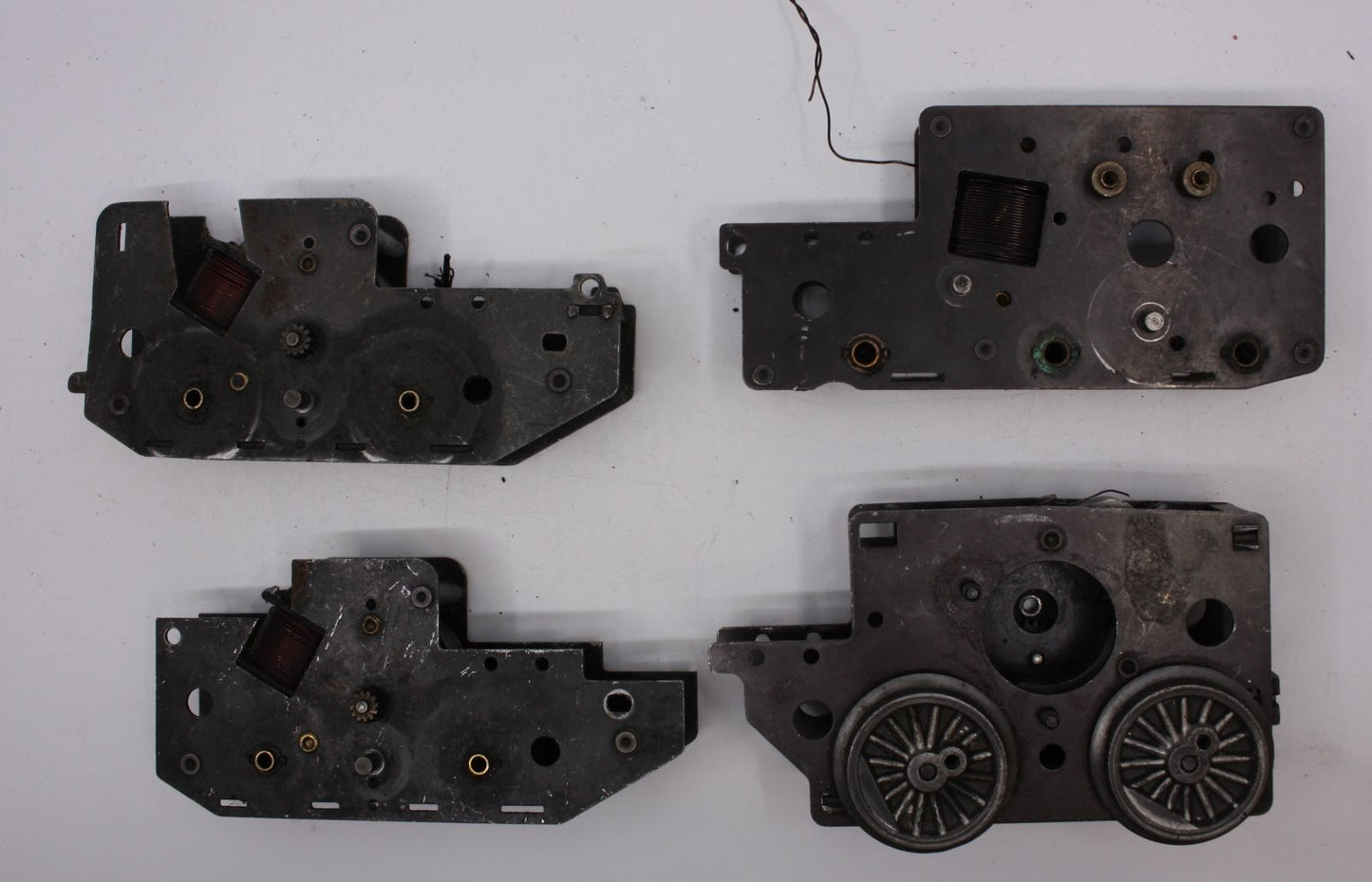 Acme 1505L4 Steam Motor Chassis Assortment - Not Working (Set of 4)