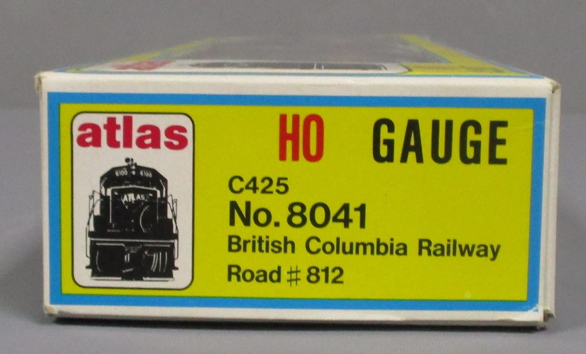 Atlas 8041 HO British Columbia Railway C425 Diesel Locomotive # 812