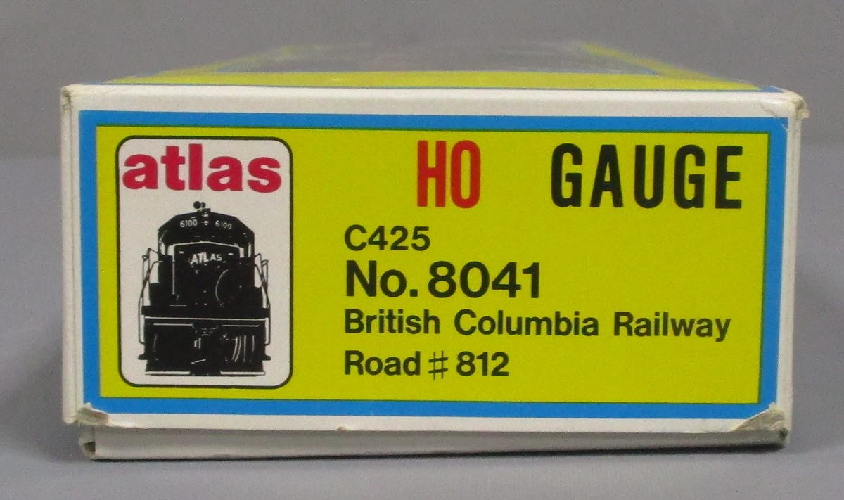 Atlas 8041 HO British Columbia Railway C425 Diesel Locomotive # 812