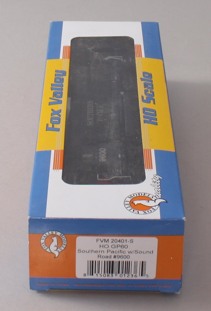 Fox Valley Models 20401-S HO Southern Pacific GP60 Diesel Loco LokSound #9600
