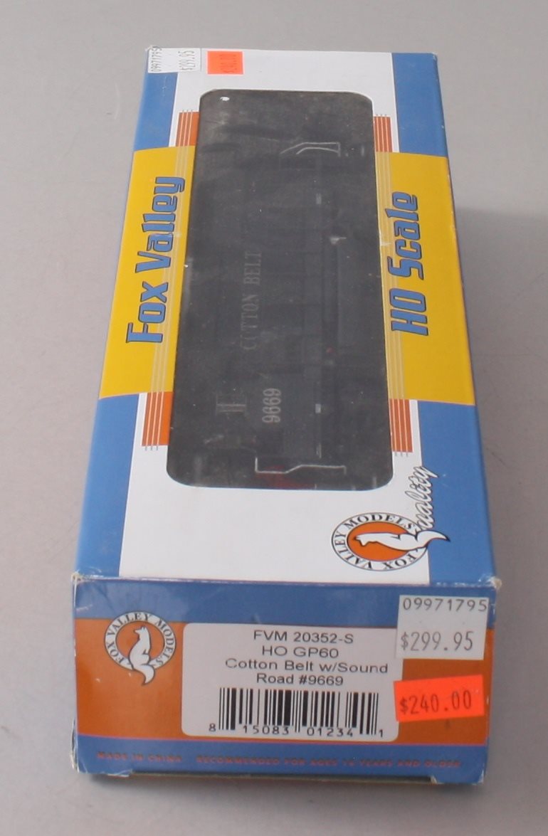 Fox Valley Models 20352-S HO Cotton Belt GP60 Diesel Loco ESU LokSound #9669