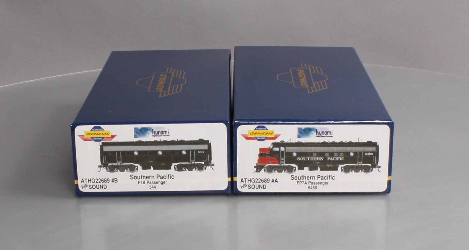 Athearn G22689 HO Southern Pacific FP7A/F7B Diesel Set w/DCC & Snd #6450A/#544B