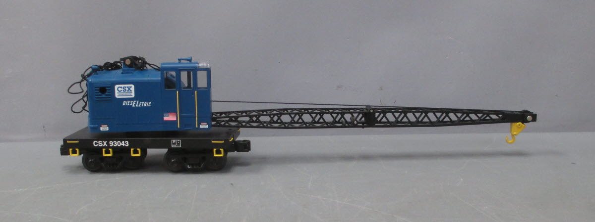 MTH 30-79238 CSX American Crane Car V2