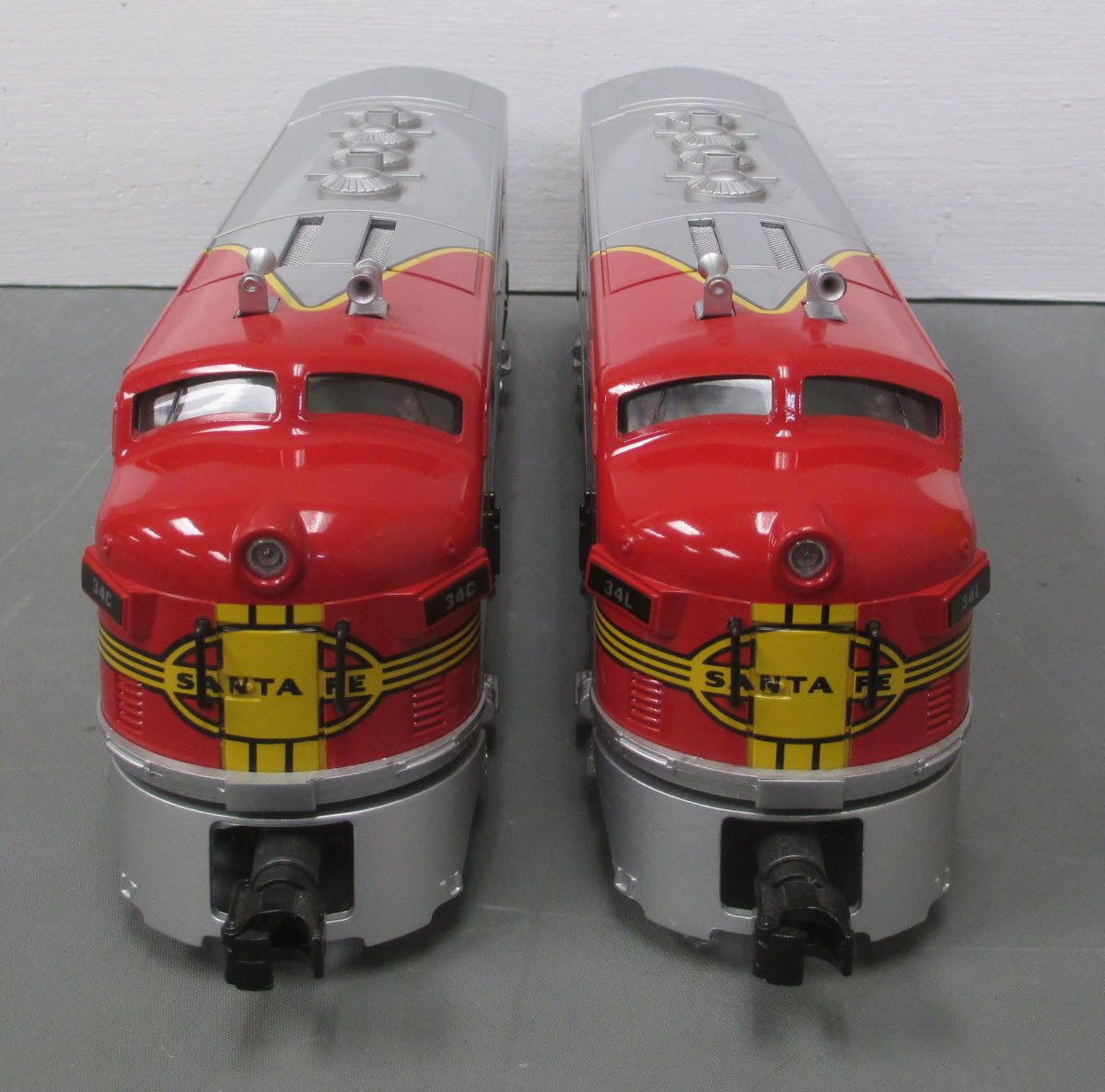 MTH 30-20078-1 Santa Fe F3 ABA Diesel Set w/Proto-Sound 3.0 #34L/34C/34B