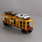 MTH 30-76642 O Chessie Auto Carrier Flat Car with 4 '79 Pontiac Firebird