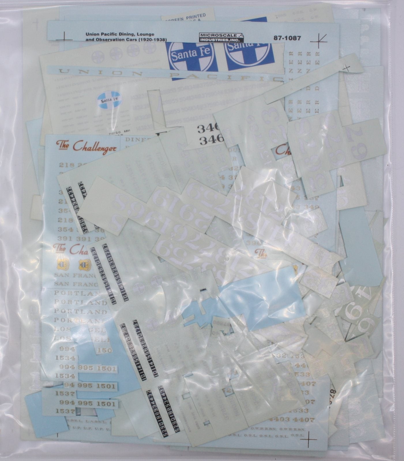 Microscale 87-14 HO Random Decals