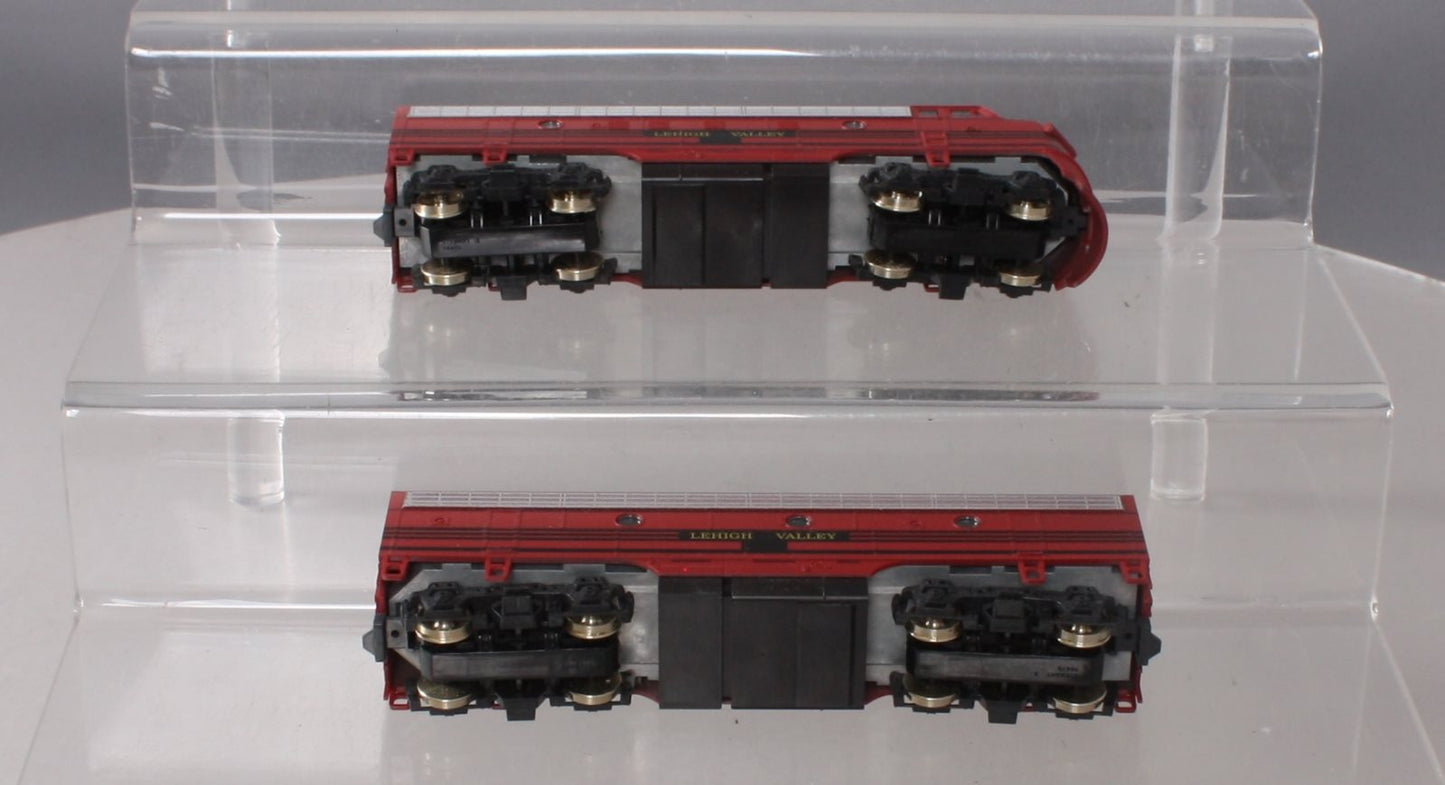Stewart 5616 HO Lehigh Valley EMD F7 A/B Phase I Early Diesel Locomotive Set