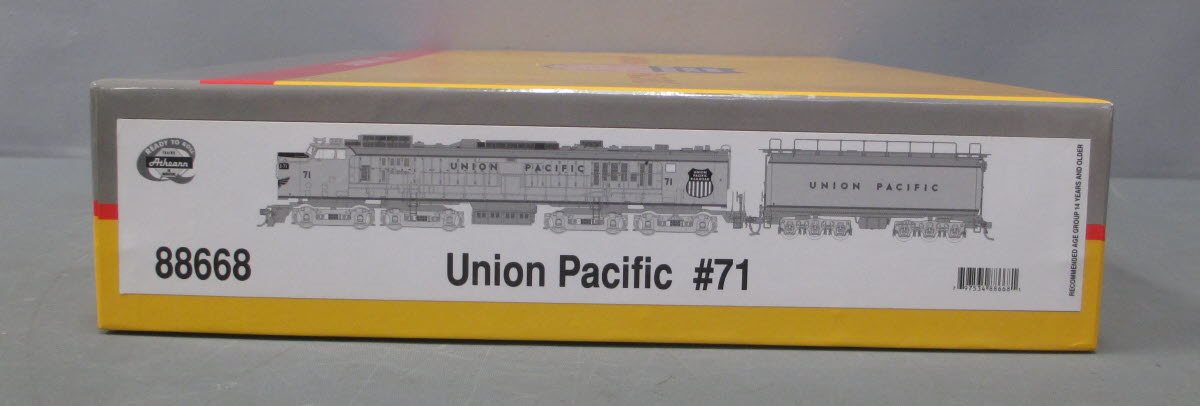 Athearn 88668 HO Scale Union Pacific Veranda Turbine w/Tender #71