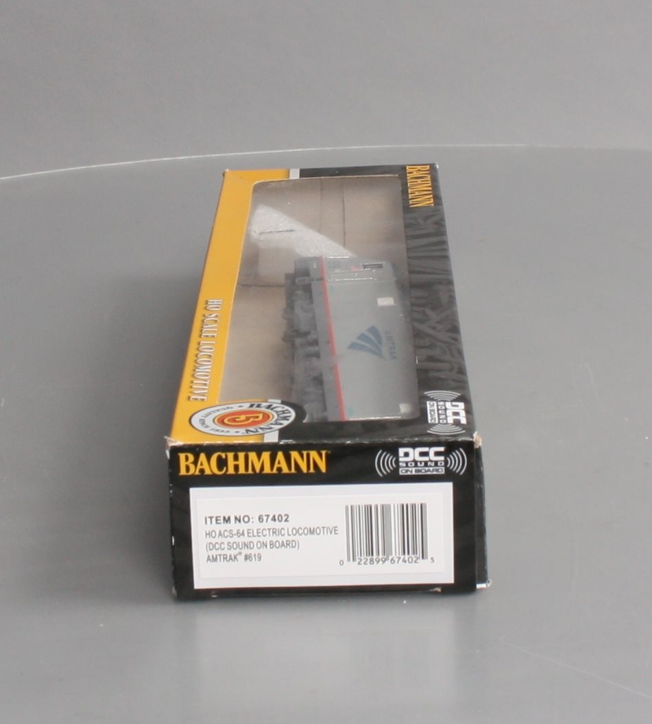 Bachmann 67402 HO Amtrak Siemens ACS-64 Electric Loco with DCC and Sound #619