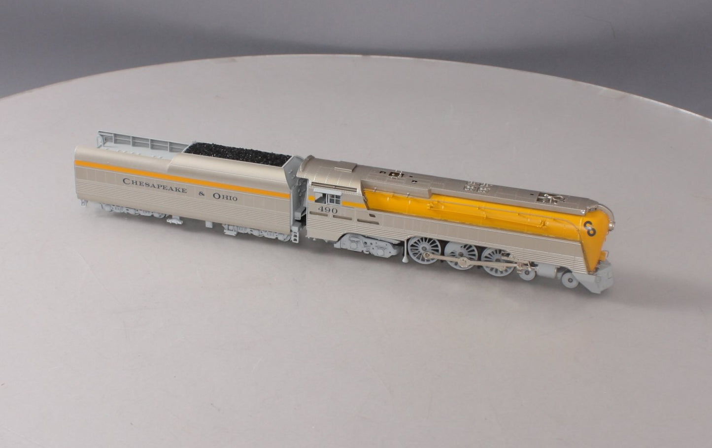 Broadway Limited 4554 HO C&O L-1 4-6-4 Hudson Steam Locomotive & Tender #490