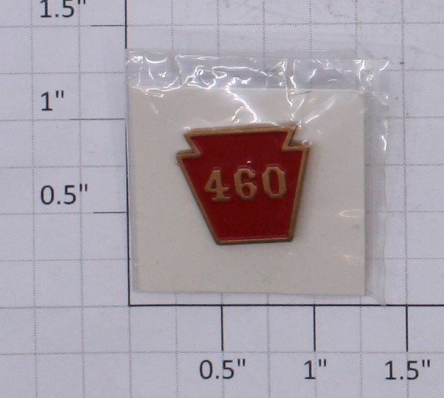 Acme 100460-X Red Keystone #460 Locomotive Lapel Pin