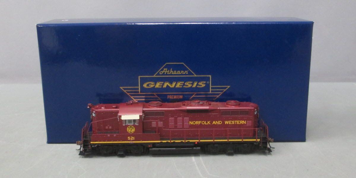 Athearn G64297 HO N&W Tuscan GP9 Diesel Locomotive with DCC & Sound #521