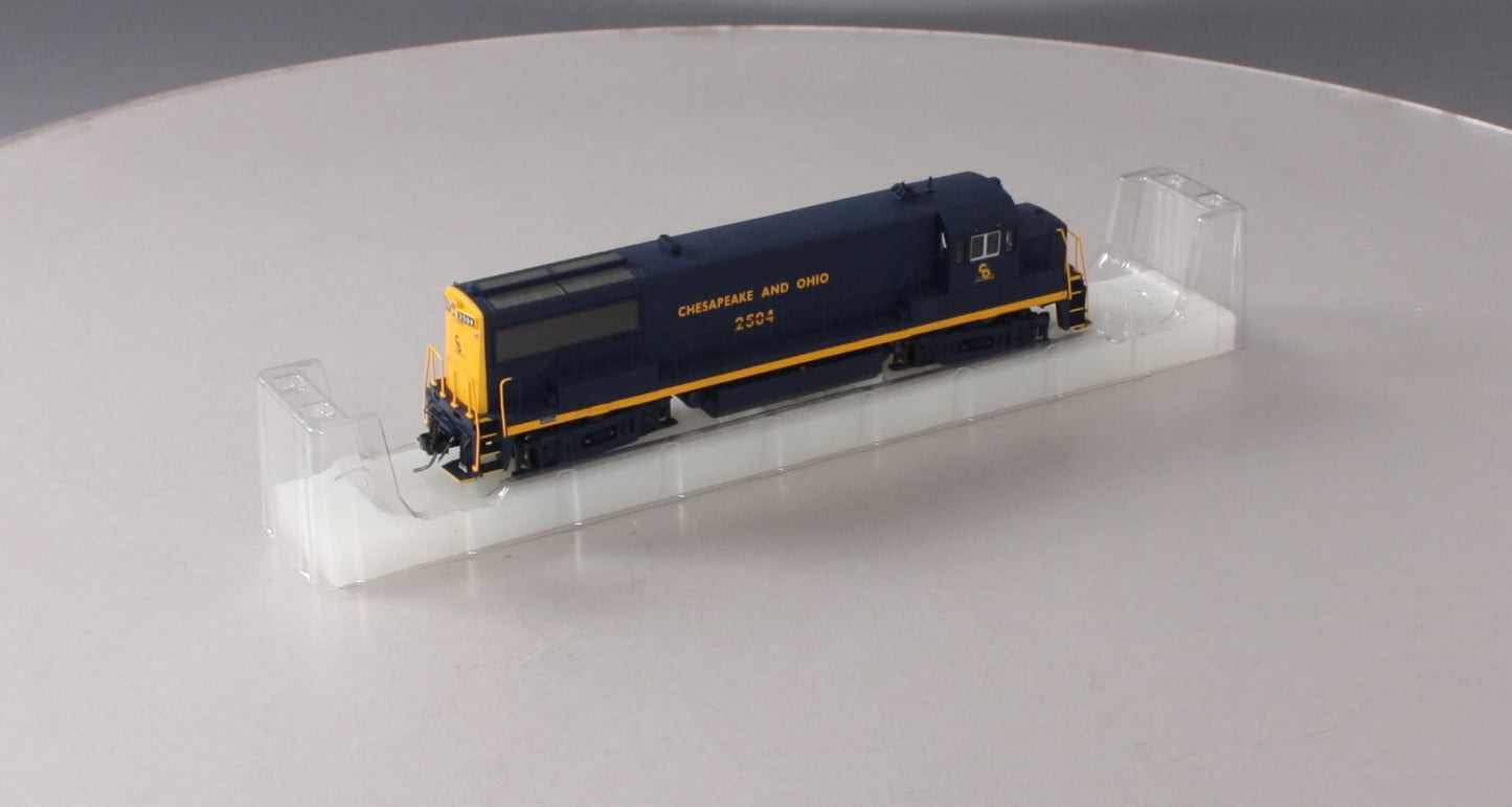 Bowser 23845 HO Chesapeake & Ohio GE U25B Standard DC Executive Line #2504