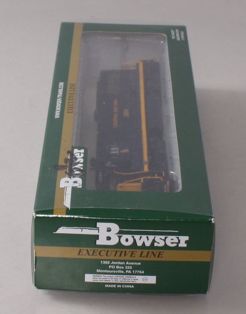 Bowser 23845 HO Chesapeake & Ohio GE U25B Standard DC Executive Line #2504