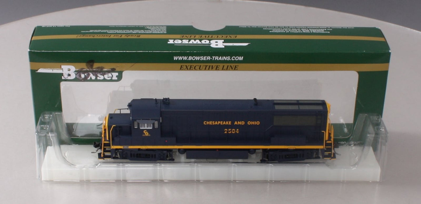 Bowser 23845 HO Chesapeake & Ohio GE U25B Standard DC Executive Line #2504