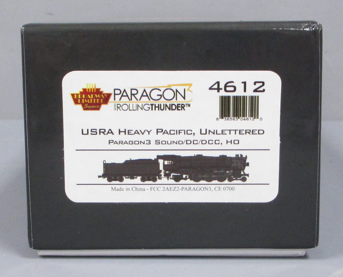 Broadway Limited 4612 HO Unlettered USRA Heavy Pacific 4-6-2 Paragon3