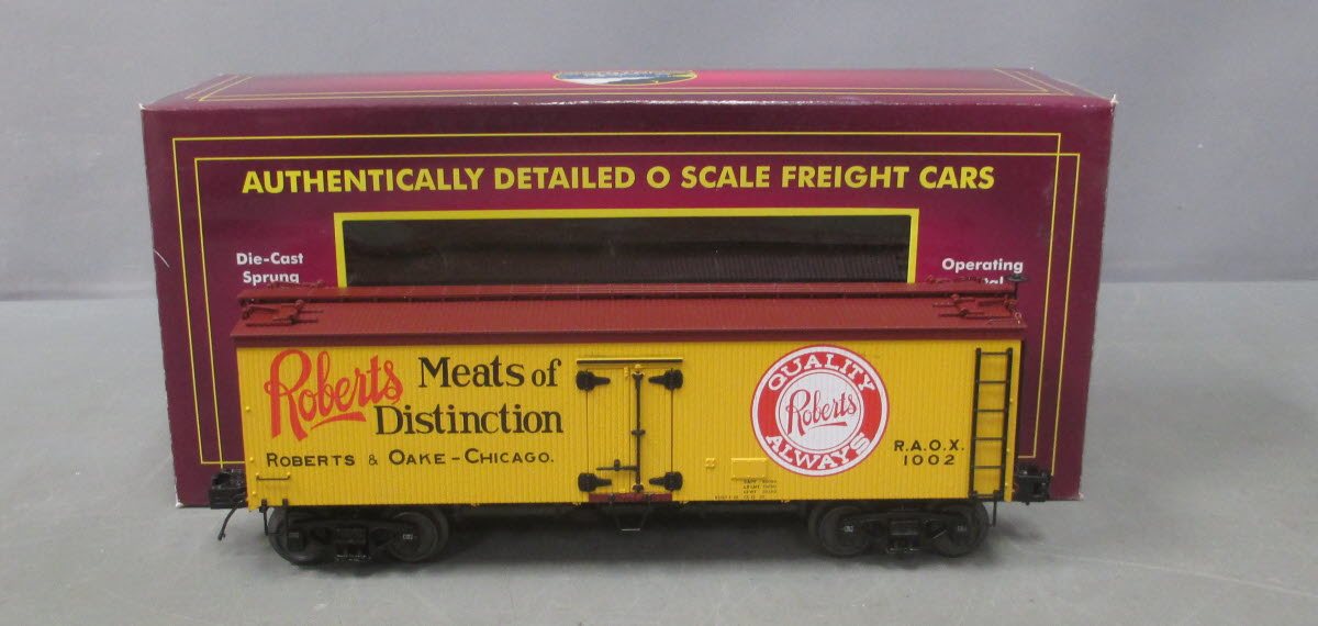 MTH 20-94376 O Robert & Oake Meats 36' Wood Reefer #1002