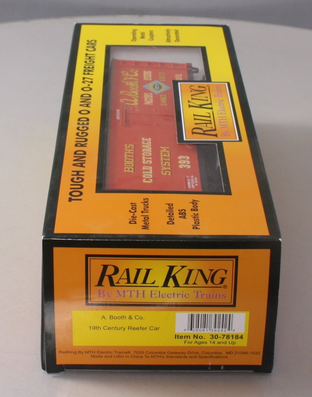 MTH 30-78184 19th Century A. Booth & Co. Reefer Car