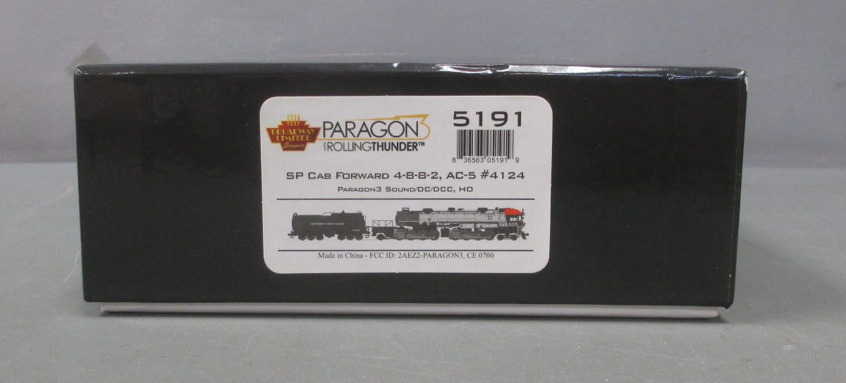 Broadway Limited 5191 HO SP Cab Forward 4-8-8-2 AC5 Steam Locomotive #4124