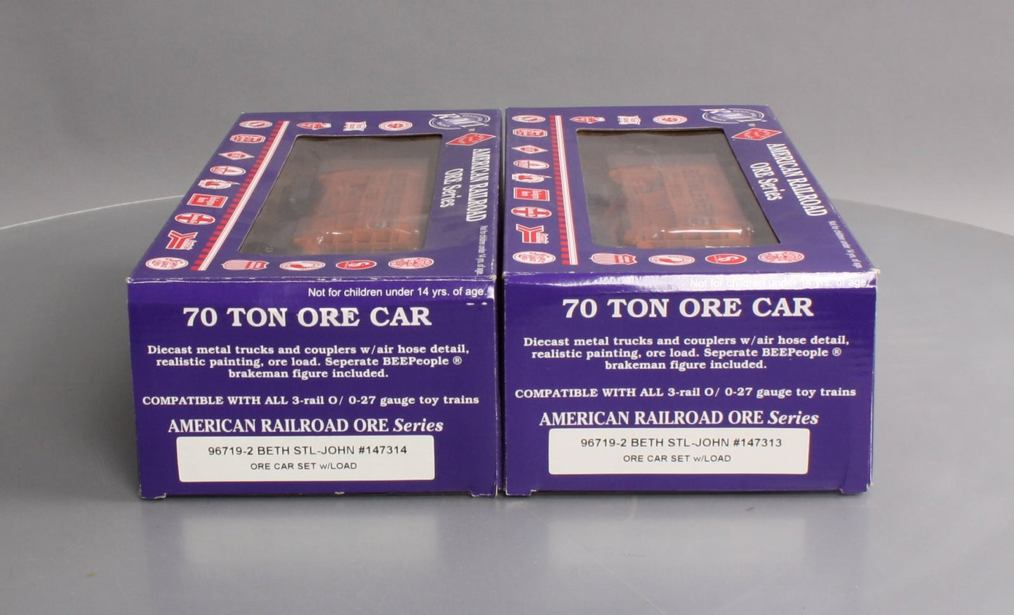 RMT 967192 O Bethlehem Steel/Johnstown Ore Car/2pk