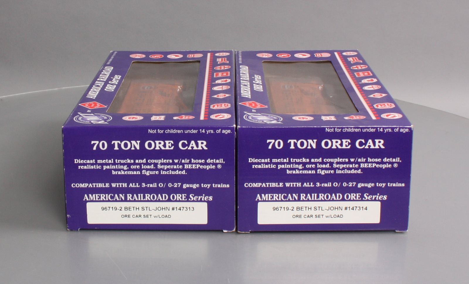 RMT 967192 O Bethlehem Steel/Johnstown Ore Car/2pk