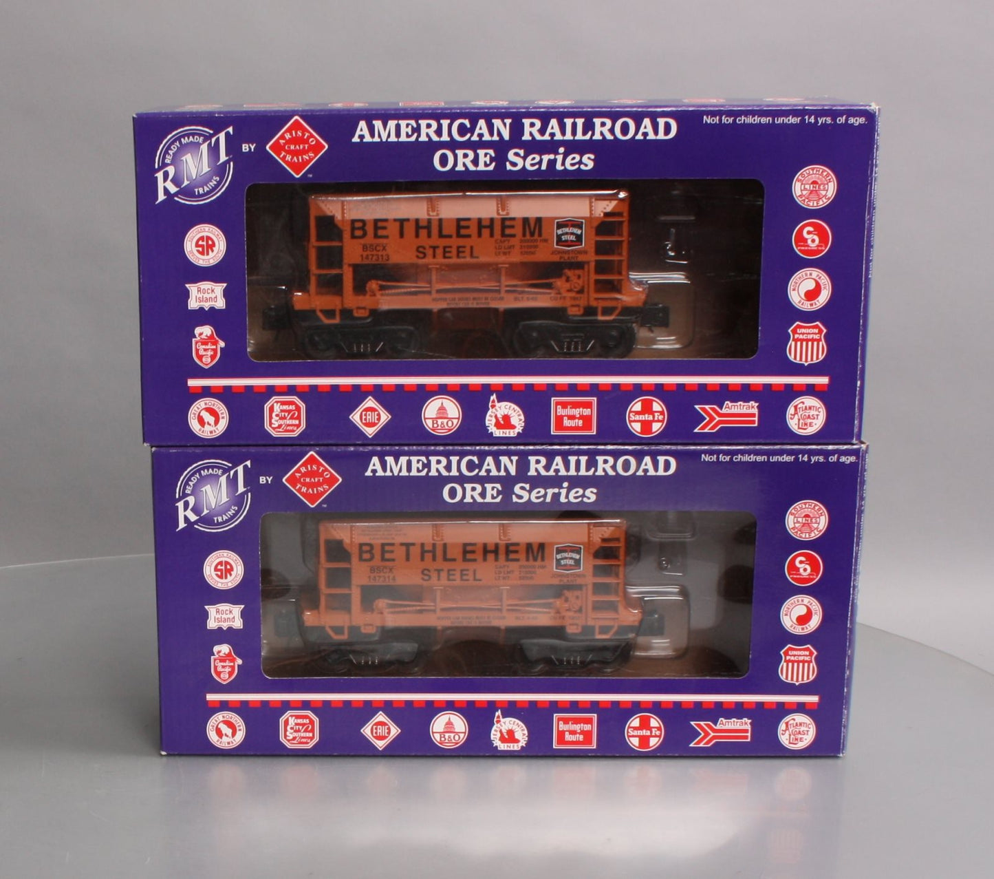 RMT 967192 O Bethlehem Steel/Johnstown Ore Car/2pk
