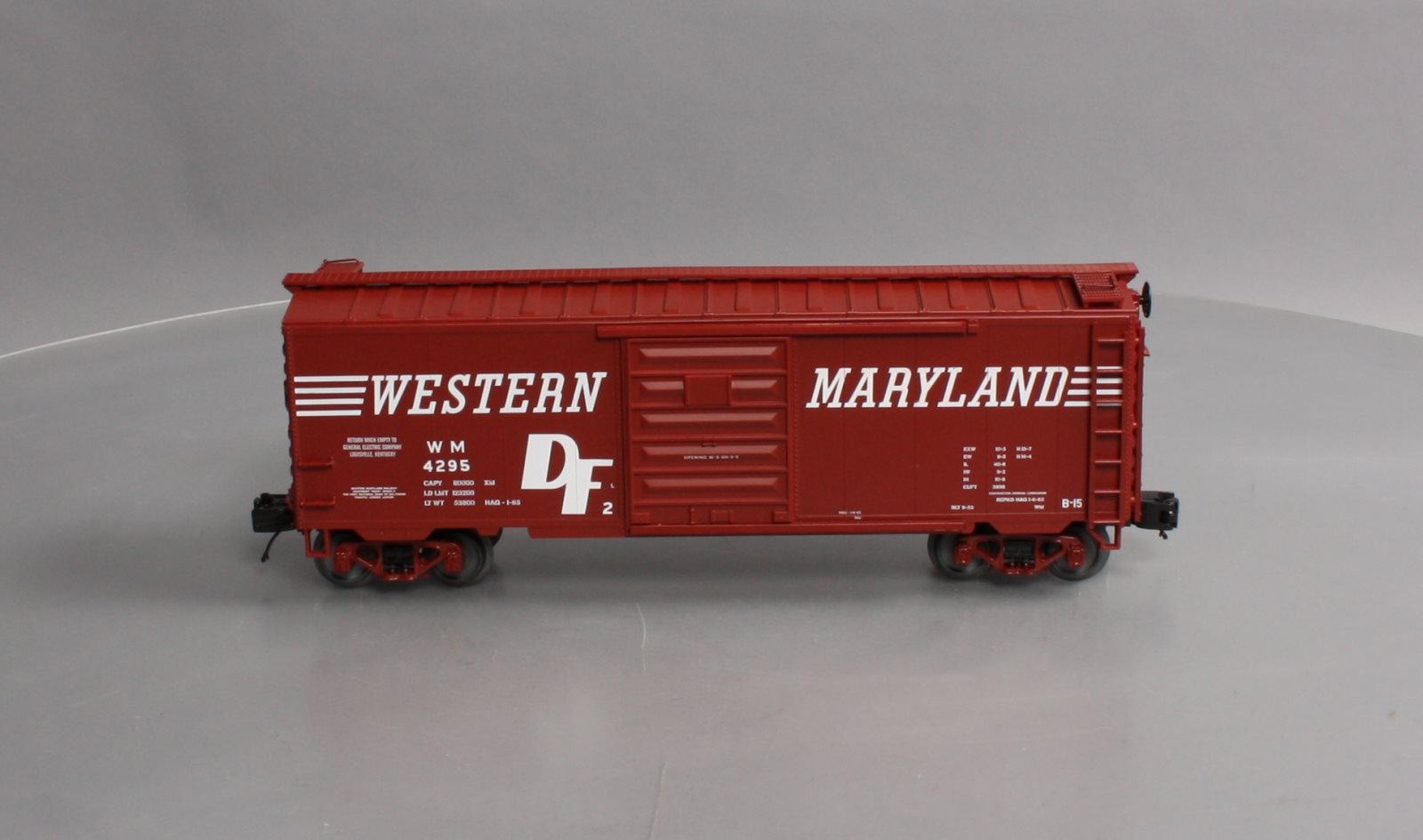 MTH 20-93640 O Western Maryland 40' Box Car #4295