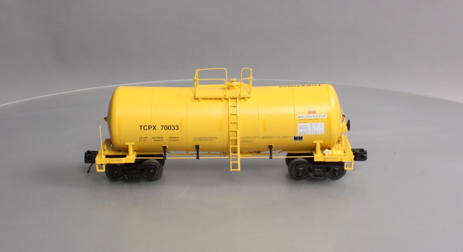 MTH 20-96280 Trinity Industries Funnel Flow Tank Car #70033