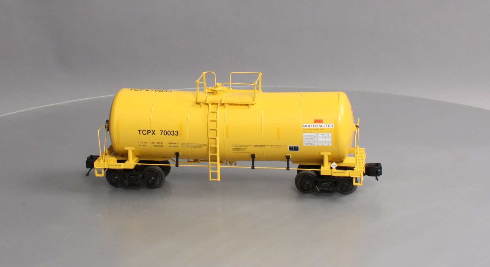 MTH 20-96280 Trinity Industries Funnel Flow Tank Car #70033