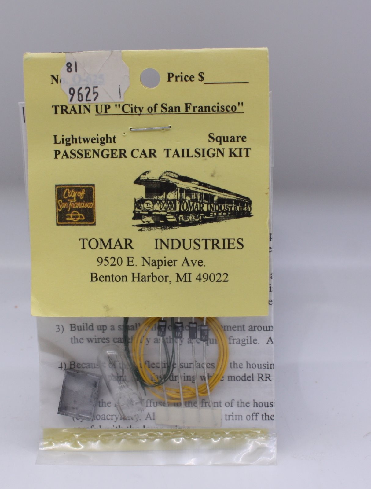 Tomar Industries 625 UP city of SF lwsq