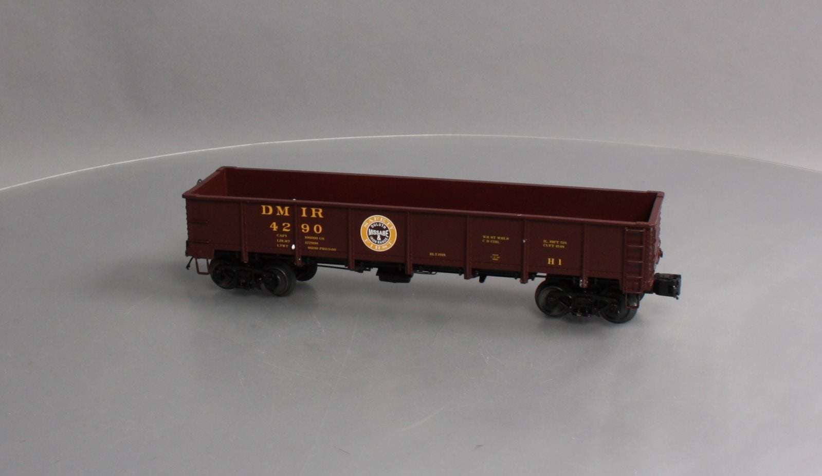 MTH 20-98839 DM&RI 55 Ton All Steel Drop Bottom Gondola Car