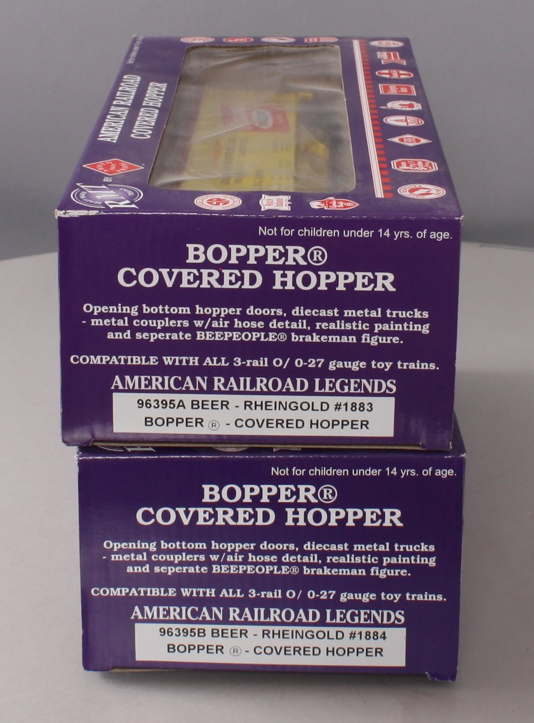 RMT 96395 O Rheingold Beer  2-Bay Covered Hopper (Set of 2)