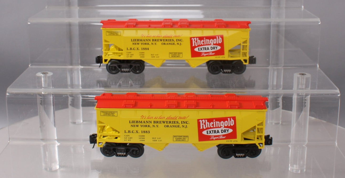 RMT 96395 O Rheingold Beer  2-Bay Covered Hopper (Set of 2)