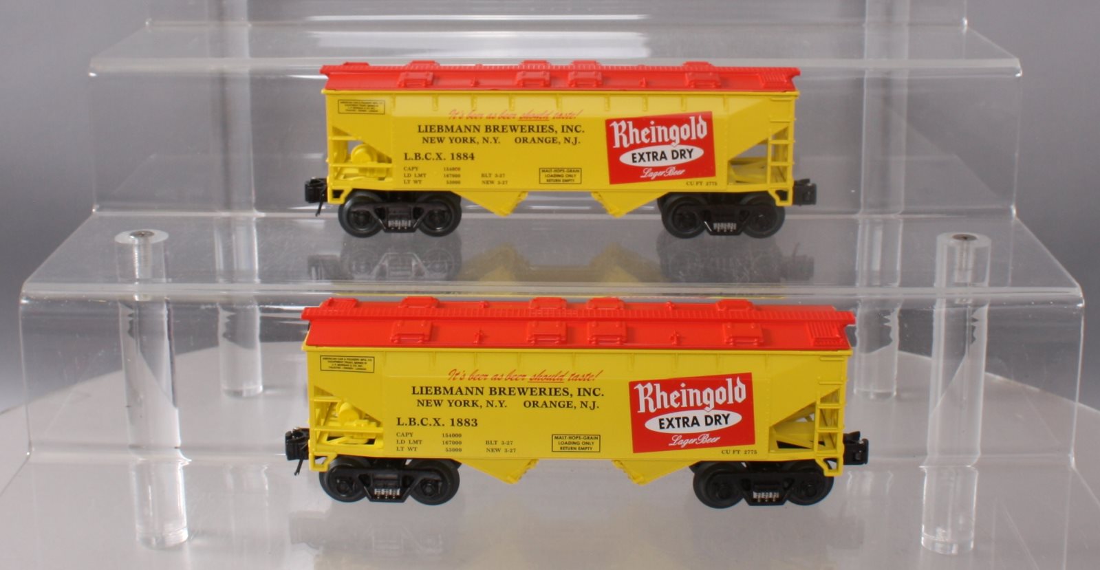 RMT 96395 O Rheingold Beer  2-Bay Covered Hopper (Set of 2)