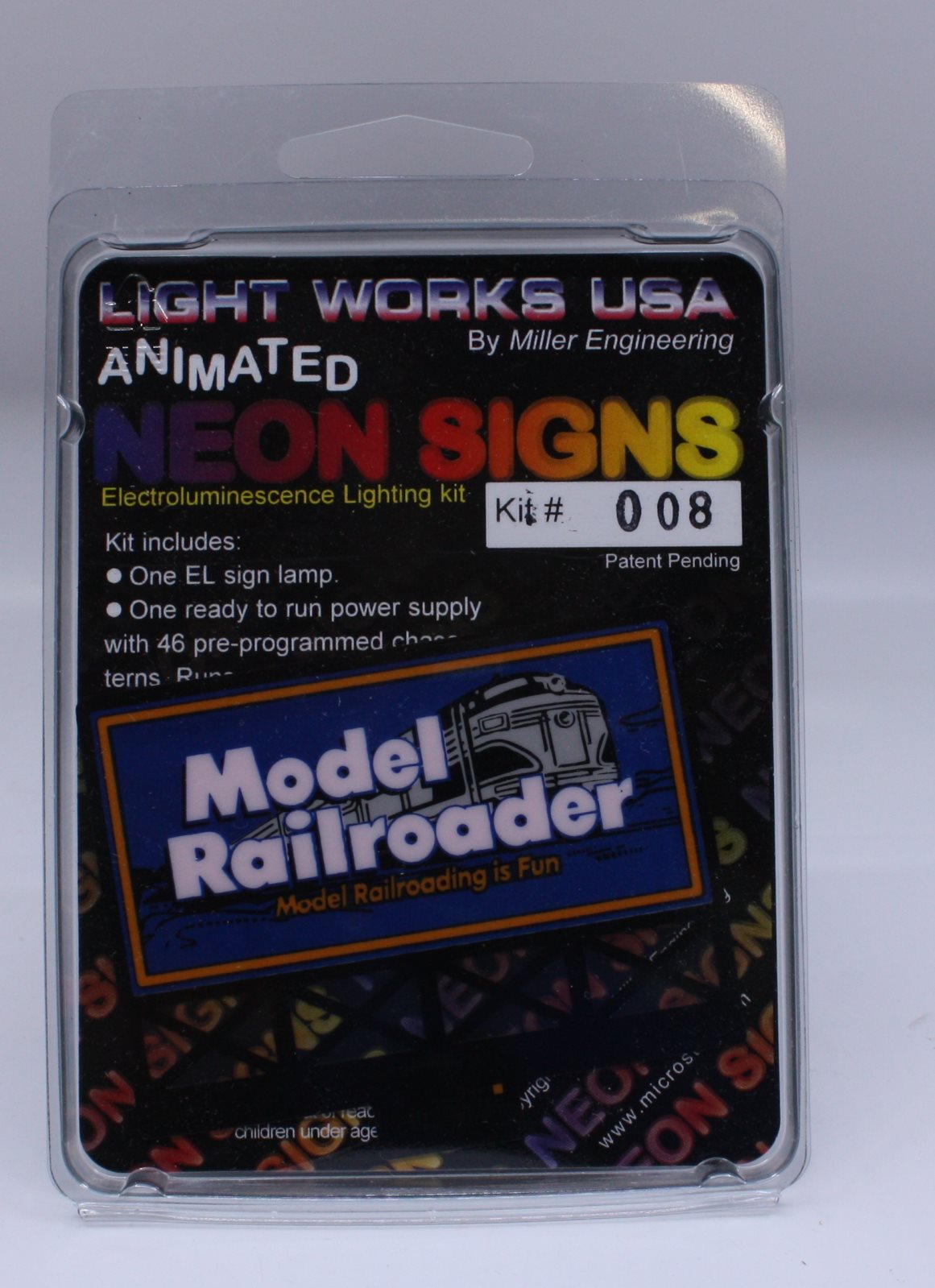Miller Engineering 008 Model Railroader Light Up Sign