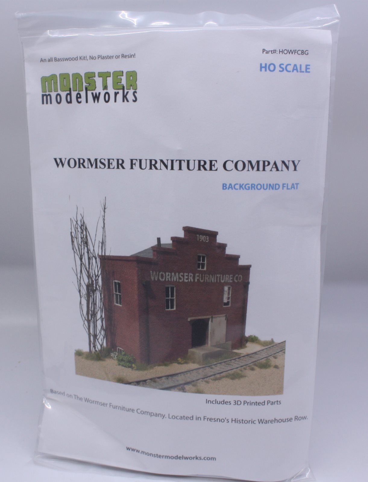 Monster Model Works HOWFCBG HO Wormser Furniture Company Model Building Kit