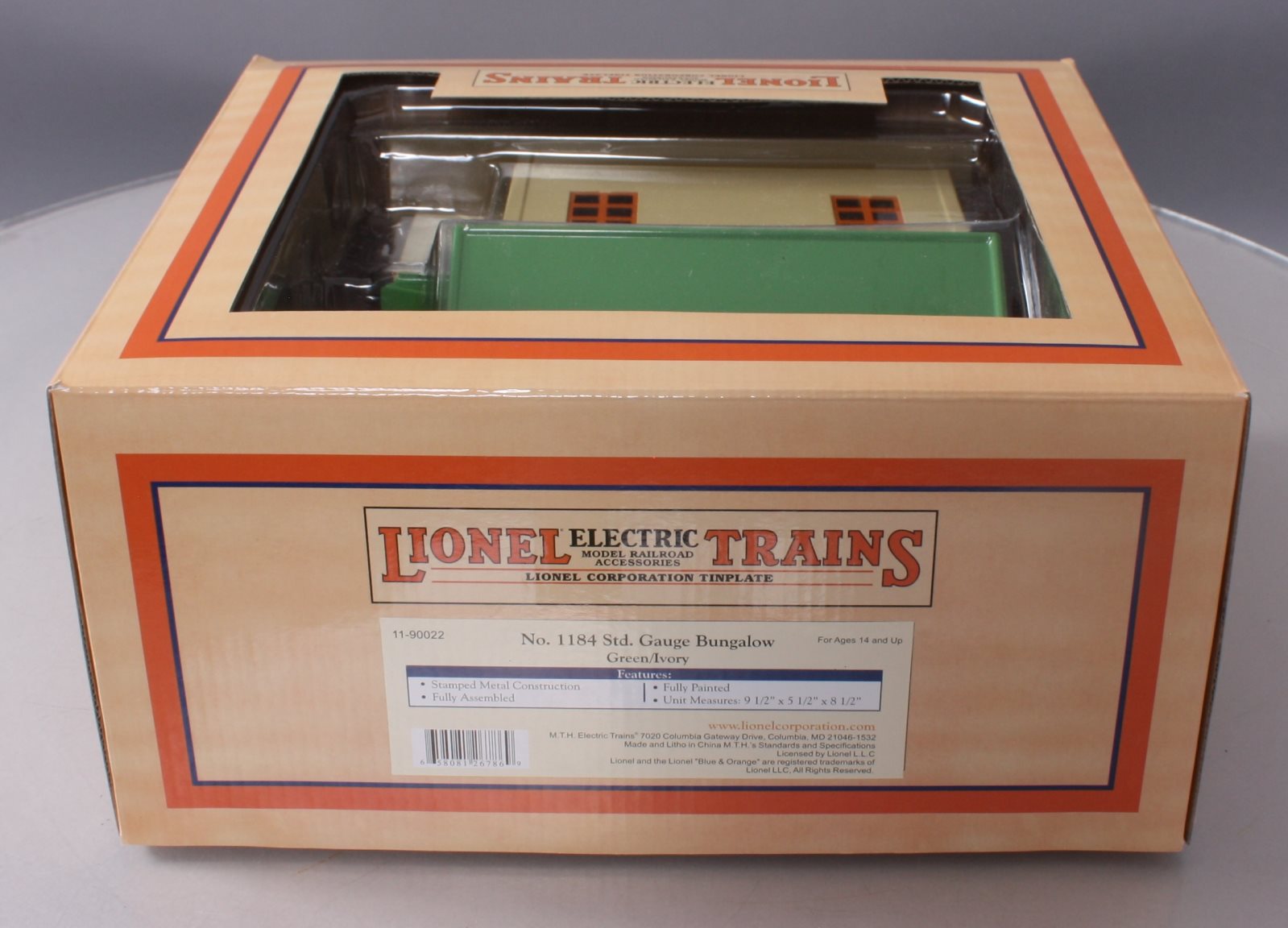 Lionel 11-90022 #1184 Bungalow--Green/Cream