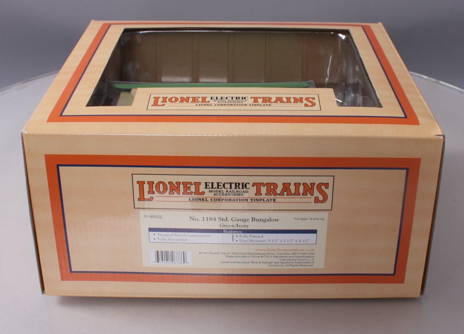 Lionel 11-90022 #1184 Bungalow--Green/Cream