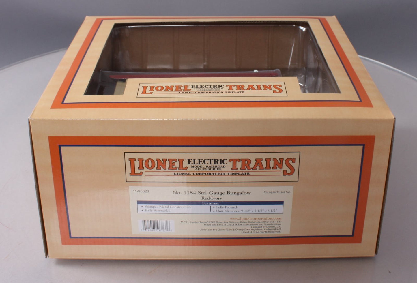 Lionel 11-90023 #1184 Bungalow--Red/Cream